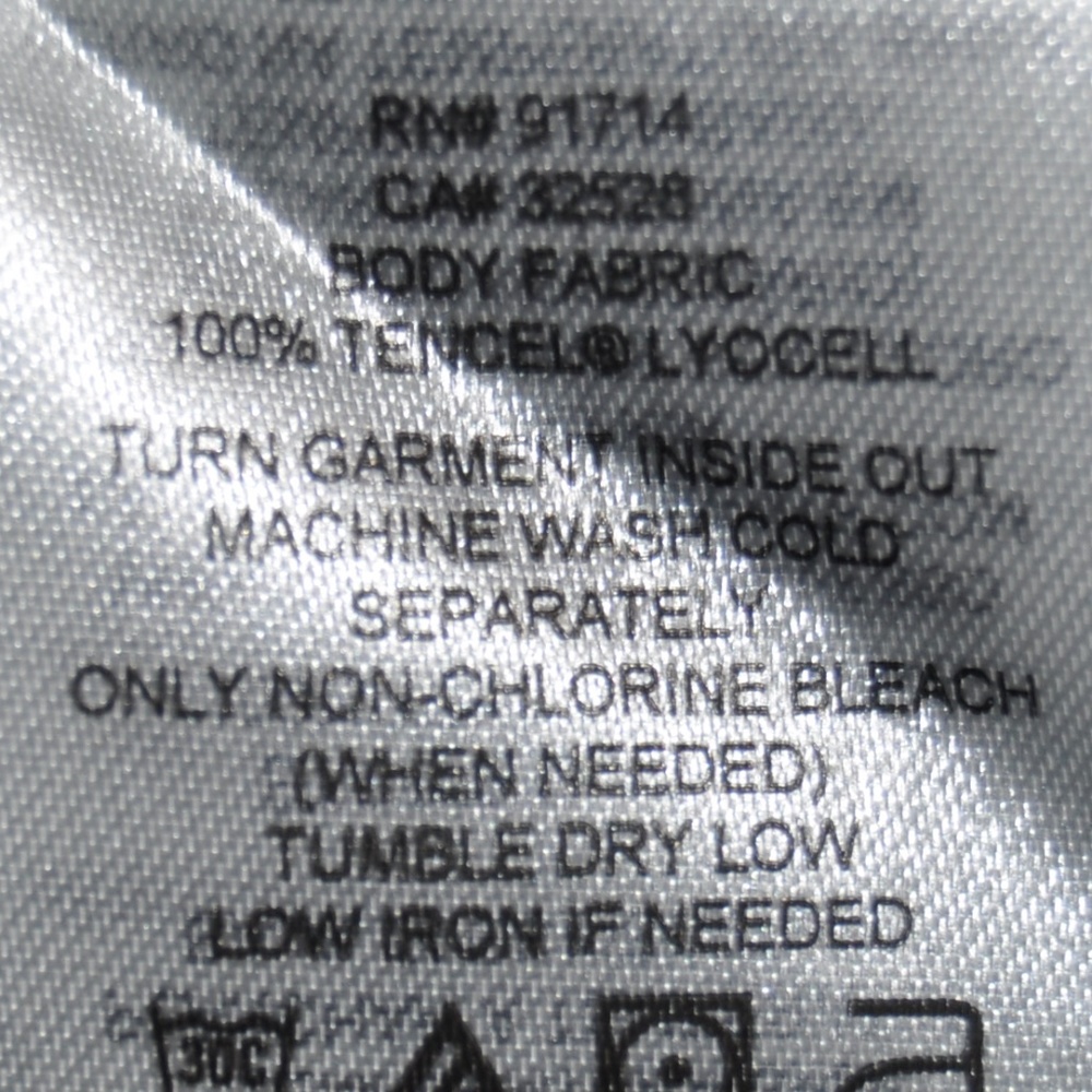 TUSALE ARMANI EXCHANGE Chambray High Waist Pant - Picture 6 of 6